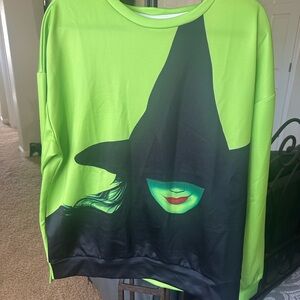 Green Witch Graphic Sweatshirt